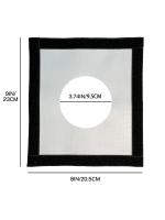 Techo Caliente Con Ranura Para Estufa 9" X 8" Y Lona De Protección Contra Incendios Para Tiendas De Campaña Con Flap De Lluvia - details 1