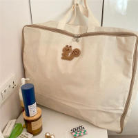 Bolsa De Mano De Oso Lindo Para Niños Organizador Impermeable De Bolsas De Almacenamiento De Ropa De Bebé Bolsa De Viaje De Jardín De Infantes Tamaño Medio Estilo Tote Bag - details 6