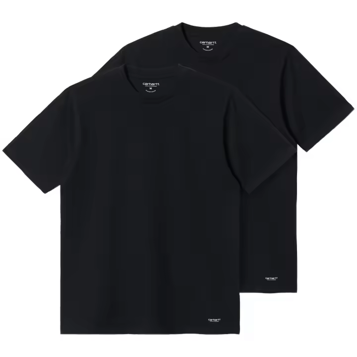 Camiseta de Manga Corta Carhartt WIP Standard Pack 2 para hombre en color negro - 1