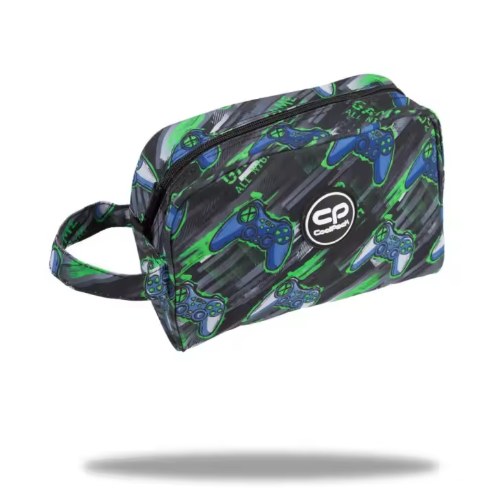 Neceser Focus CoolPack Game All Night - Marca CoolPack - Varios Colores - 25x15.5x11 cm - Compartimentos Cierre Cremallera Independiente - Asa Corta - Bolsas y Accesorios de Viaje - 1