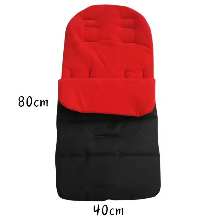 Saco de dormir para silla de paseo o cochecito para bebé, acolchado e impermeable, suave y cálido para invierno - 1