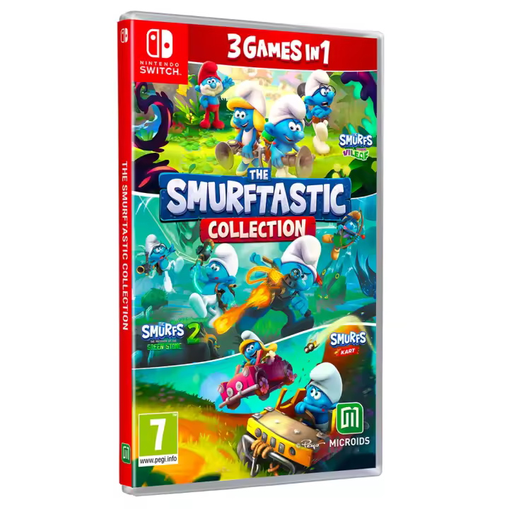 LOS PITUFOS THE SMURFTASTIC COLLECTION STANDARD EDITION Nintendo Switch - Nuevo -  PAL España - Meridiem Games - PREVENTA - Lanzamiento 19/06/25 - 1