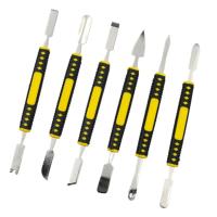 Kit De Herramientas Manuales Para Reparación De Teléfonos Móviles 6pcs Set De Abrazaderas Y Cuchillas Para Desmontaje De Teléfonos Metal Crowbar Y Spatula - details 0