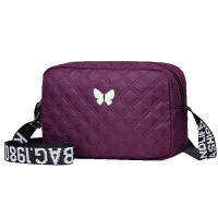 Bolso Cuadrado Pequeño De Nailon Para Hombre Y Mujer Con Flecos Y Forma De Diamante Bolsa De Hombro Cruzada En Forma De Lazo Para Cámara - details 5