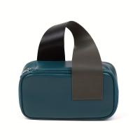 Bolsa De Maquillaje Personalizada Portátil Para Viajes Organizador De Productos De Higiene PVC Color Sólido Con Cierre De Cremallera - details 10