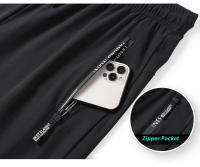 Pantalones Deportivos De Correr Para Hombre Transpirables Y Elásticos Ice Silk Jogging Ajustables Para Gimnasio Y Entrenamiento Al Aire Libre Talla Hasta 8XL - details 6