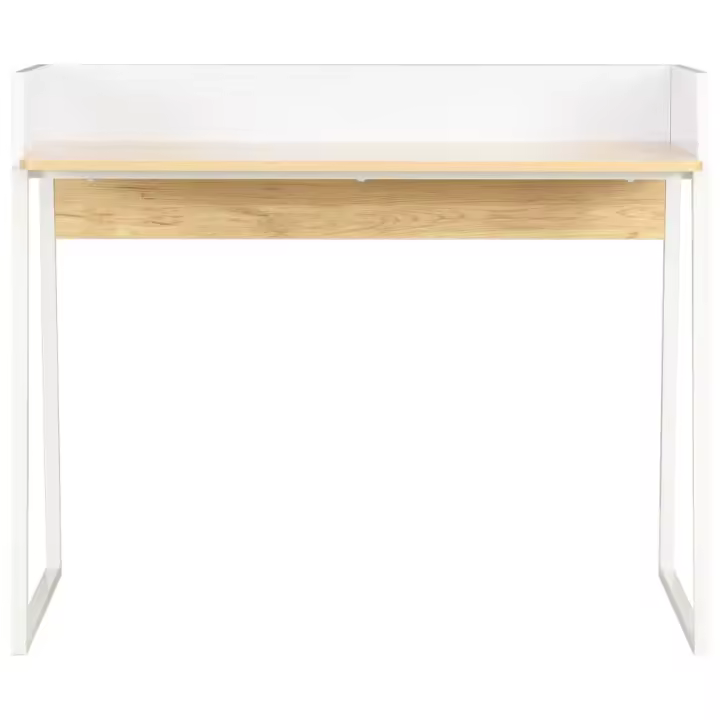 VidaXL Escritorio Lira con borde alto 88x90x60 cm - 1