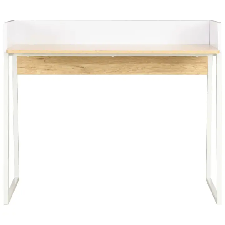 VidaXL Escritorio Lira con borde alto 88x90x60 cm - 1