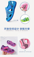 Sandalias De Verano Para Niños Y Niñas Con Capa De Dedo Deporte Y Playa Transpirables TPR Tamaño Ajustable Para Edades 4-6 Años - details 3