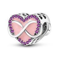 Encanto De Colgante De Árbol De Familia Platinado En Plata Para Pulsera De Bangle Y Collar DIY Regalo Con Doble Vuelo Aéreo - details 8