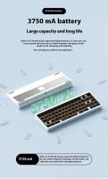 Teclado Mecánico Weikav Lucky65 V2 Kit De Personalización 3 Modos Bluetooth Hotswap Estructura De Ganchos RGB Regalo Para Gaming - details 7