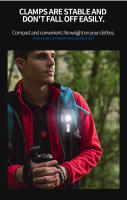 Mini Linterna Frontal LED Super Brillante Recargable USB C Portátil Para Camping Y Pesca Luz De Cabecera Inducción IPX4 Impermeable - details 9
