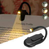 Luz De Lectura Recargable USB Portátil Con 3 Colores Lámpara De Libro Para Lectura En Cama Regalos Para Amantes De Los Libros Luz LED De Libro - details 1