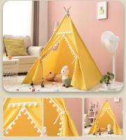 Carpa Portátil Para Niños Teepee Tenti Infantil Casa Para Niña Y Niño Decoración Alfombra Regalo De Navidad Accesorio Fotografía - details 2