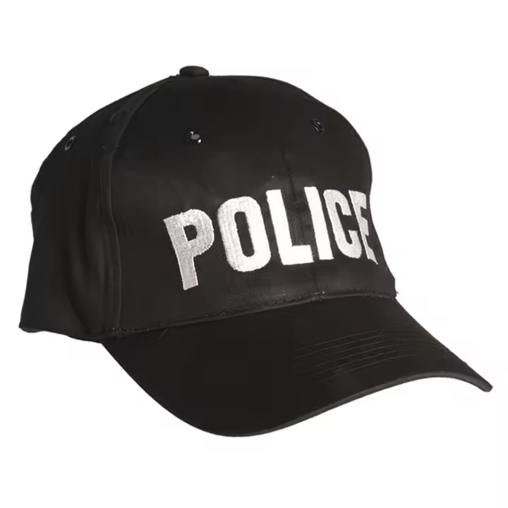 MILTEC - Gorra de policia  Police BK para Adulto, Unisex, Color Negro, Talla única - 1