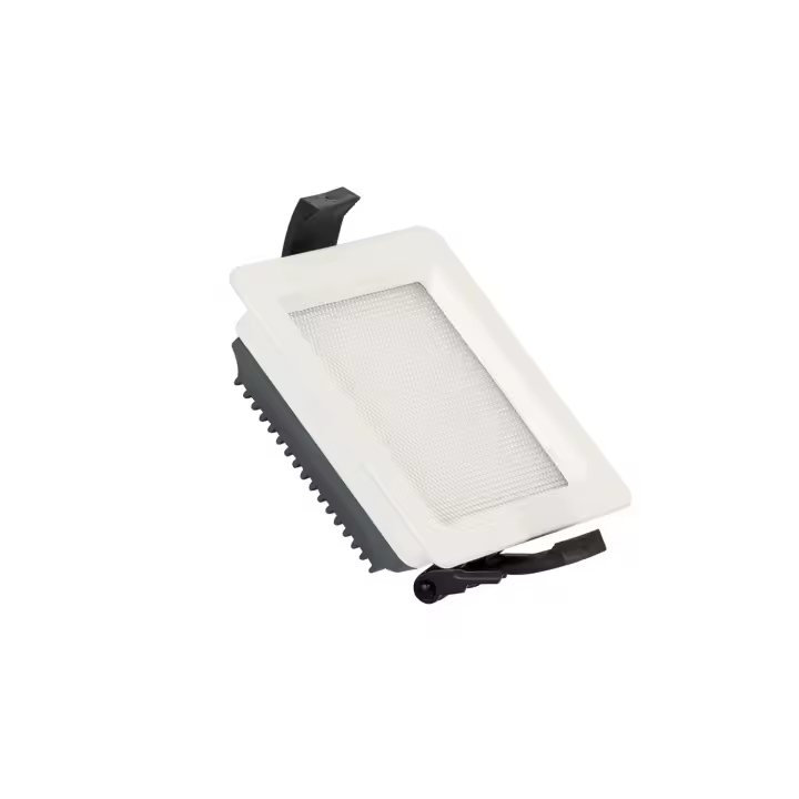 Ledkia Downlight LED 10W Cuadrado SAMSUNG Aero 130 lm/W Microprismático LIFUD Corte 85x85 mm 3000K Blanco Cálido - 1