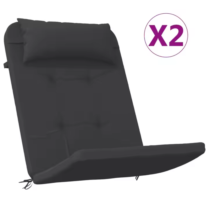 Fundas para Silla Adirondack 2 UDS Oxford Canvas Negro - 1