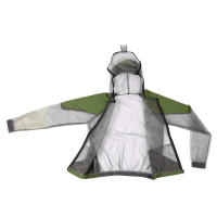 Traje Repelente De Mosquitos Para Exteriores Chaqueta Malla Con Capucha Protección Insecticida Para Pesca Y Camping Con Guantes Y Camisa - details 9