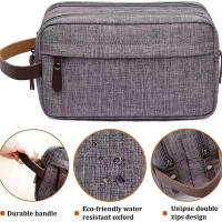 Bolso De Maquillaje Para Hombres Y Mujeres Calidad Superior Organizador De Viaje Impermeable Estuche De Almacenamiento Con Cierre De Cremallera - details 2