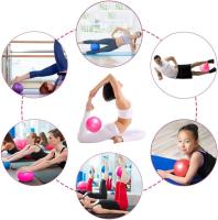 Pelota de Pilates, pelota de gimnasia de 25 cm, pequeña, Pelotas de Gimnasia para niños, with pajita inflable, 2 piezas - details 2