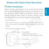 Interruptor Mini Sin Cable Aqara Sensor Zigbee Botón De Control Unifactor Para Apple HomeKit Mijia Xiaomi Control Remoto Inteligente - details 13