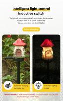 Lámpara De Jardín Solar Para Casa De Hadas Luz LED Impermeable Decoración Exterior Con Diseño Moderno Y Miniatura - details 1