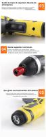 Destornillador Eléctrico Recargable Pequeño Y Potente 4.2V 6Nm 1300mAh 250rpm Sin Batería Set De Destornilladores Para DIY En El Hogar - details 34
