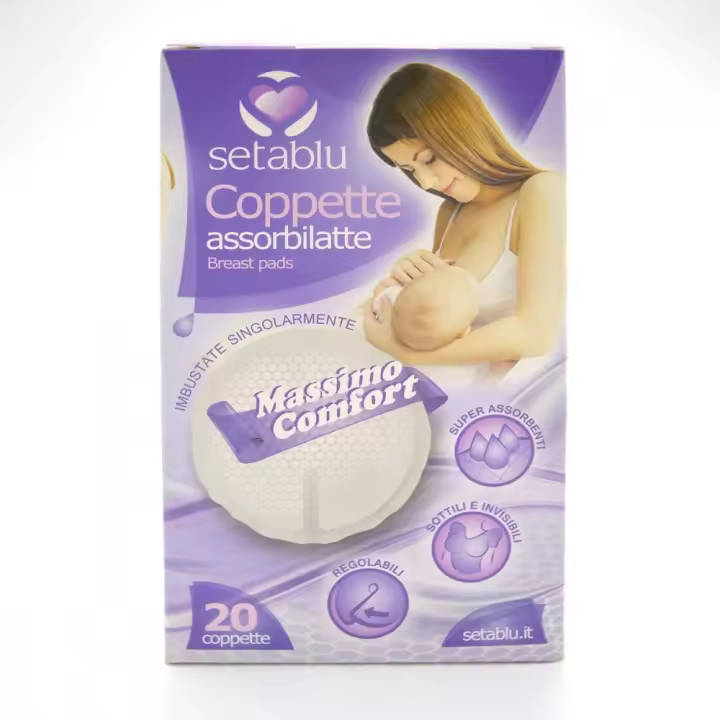Mediawavestore Setablu - 20 Almohadillas para el Pecho Superabsorbentes y Ajustables - 1
