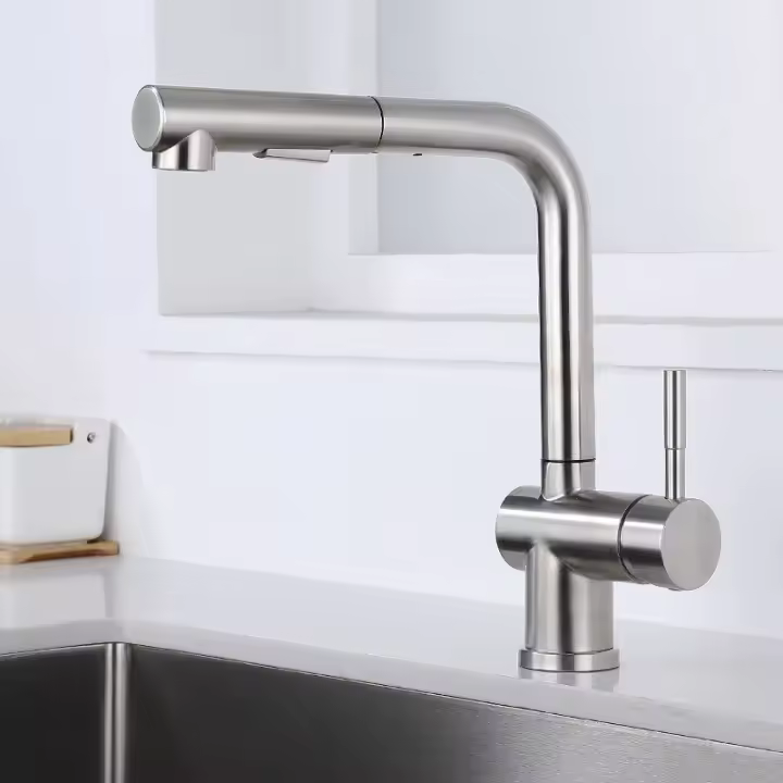 ZLY Grifo de cocina extraíble , grifo de fregadero de cocina, grifo de fregadero de cocina con 2 modos de pulverización - 1