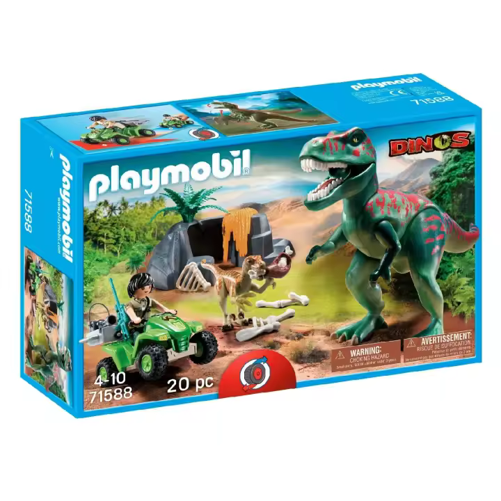 Tiranosaurus Rex con Explorador Dinos 71588 PLAYMOBIL - 1