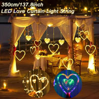 Luces De LED En Forma De Corazón Para Decoración De Habitaciones Boda Y Fiesta Operadas Por Pilas Guirnalda Fairy Para Valentine's Day - details 8