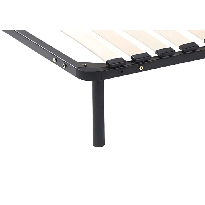 Vente-unique - Lotee de 4 pies para somier de láminas - Negros - 1