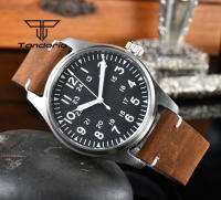 Reloj Automático Tandorio Para Hombre 39mm 20BAR Resistente Al Agua Con Luminiscencia Verde AR Cristal De Zafiro Movimiento Miyota 8215 PT5000 De Acero Inoxidable - details 15