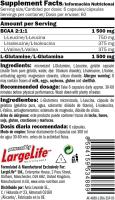 Glutamine + BCAA 360 cápsulas  Suplemento que combina aminoácidos de cadena ramificada (BCAA)  Amix Nutrition - details 1