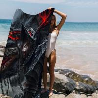 Toalla De Playa Berserk Anime Japonés Absorbente Y Suave Para Niños Regalo Ideal Para Viajes Camping Gimnasio Tamaño 30x60 Cm - details 1