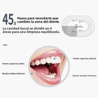 Cepillo De Dientes Eléctrico En Forma De U Limpiador Oral De Alta Frecuencia Con Cepillos Suaves Para Blanqueamiento De Dientes Adecuado Para Adultos - details 2