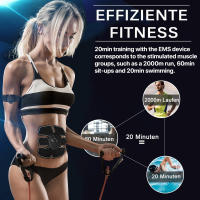 Estimulador Muscular EMS Inalámbrico Para Glúteos Y Caderas Entrenador De Abdominales ABS Masajeador De Reducción De Grasa Fitness Con Parches De Masaje - details 3