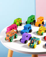 Coche De Graffiti De Madera DIY Para Niños Set De Pintura Y Coloración Modelo De Construcción Tridimensional Sin Baterías - details 12
