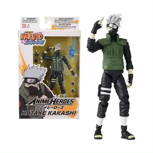 Bandai Figura - Anime Heroes: Naruto Kakashi - Figura Articulada de Anime Heroes de Naruto Kakashi de Naruto - Perfecto para un Fan - 1