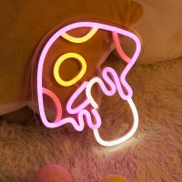 Lámpara LED Neón Rosa Chi-buy En Forma De Honguito Con Alimentación USB Decoración 3D Para Pared Ideal Para Juego Habitación Dormitorio Sala De Estar - details 2