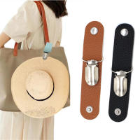 Clip De Sombrero Para Viaje Multifuncional De Cuero PU Para Bolsa Compañero De Sombrero De Pico De Pato Para Exteriores - details 1