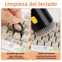 Mini Aspiradora Portátil Para Limpieza De Teclado Computadora Auriculares Móviles Herramienta De Limpieza Con Cepillo Y Bolígrafo - details 34