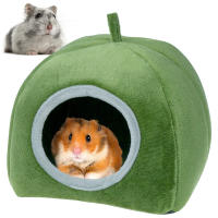Casa De Algodón Para Hamster Y Cojín Caliente De Invierno Para Mascotas Pequeñas Caja De Acogida Para Rata/Guinea Pig/Hedgehog - details 0