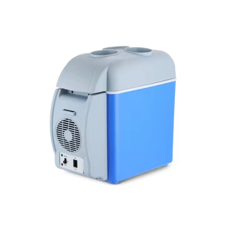 Refrigerador portátil 079054 de la tienda de Mediawave para el coche y acampar 2 en 1 caliente y frío 7,5 litros 12V - 1