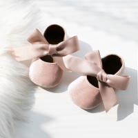 Zapatos De Niña Bebé Con Lazo Flats Para Boda Zapatos De Princesa Para Vestido Ballet Pantuflas Antideslizantes Suela De Goma Primera Caminata Zapatos Para Cuna - details 22