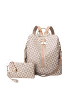 Set De 2 Bolsos Para Mujer Impermeable Con Hombros Doble Cruzado Bolso De Mano Y Mochila Viaje Feminino Material PVC Con Lining De Poliéster - details 13