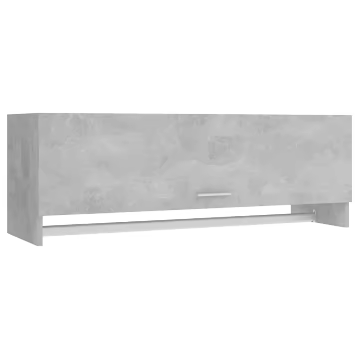 Armaro de Madera contrachapada gris Hormigón 100x32,5x35 cm - 1