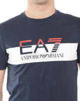 Emporio Armani EA7 Camiseta Algodón Hombre Azul 3GPT69PJ03Z 1554 - details 4
