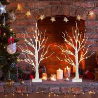 Lámpara De Árbol De Navidad Con 24 LED Para Decoración De Fiesta Y Dormitorio Luz Faeirita De Pascua Iluminación Nocturna Con Control USB Y 3 AA - details 0