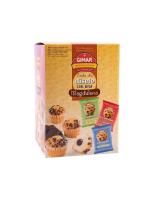 MINI MADALENA RELL.CHOCO env.1.5kg( unidades  120 aprox)  N / Masa yogur + pepitas choco y relleno choco. tipo hosteleria - details 0